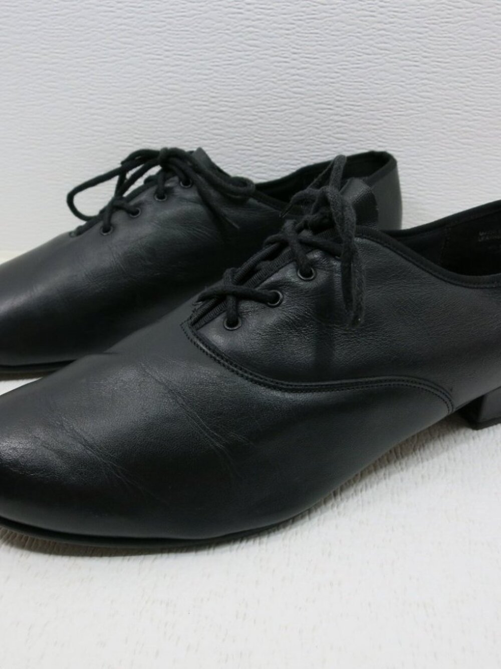 Main Street Dancewear Black Soft Leather Dance Men's Oxfords Footwear Shoe Sz 16